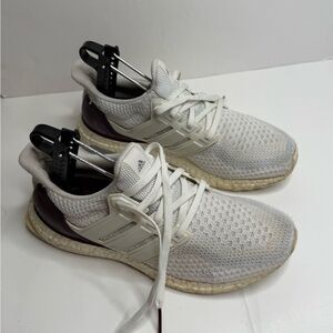 Men’s Adidas Ultra Boost 2.0 Texas A&M White And Purple Shoes